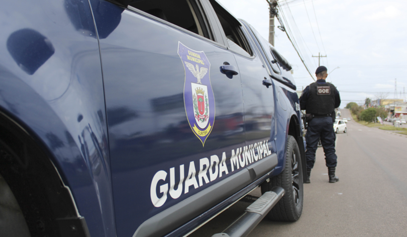 Imagem do carro da Guarda Municipal.