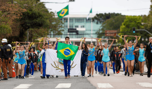 Imagem do desfile de 7 de setembro de 2024.