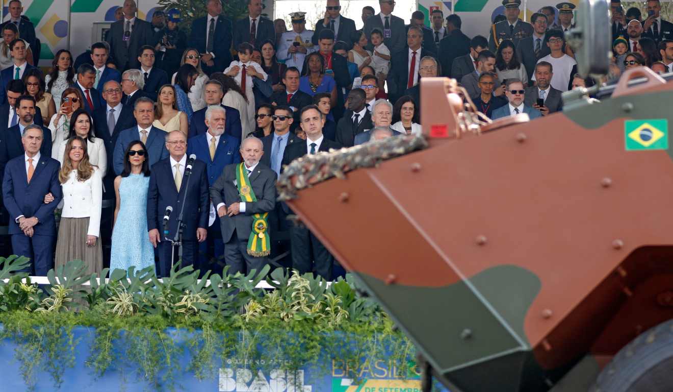 Lula durante desfile de 7 de setembro