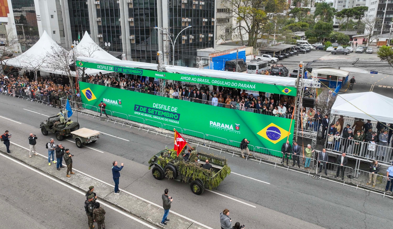 Desfile de 7 de setembro em Curitiba