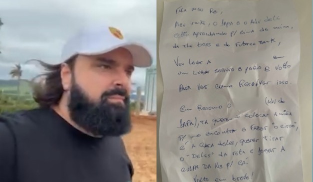 Empresário de escritório acusado de calote deixa carta