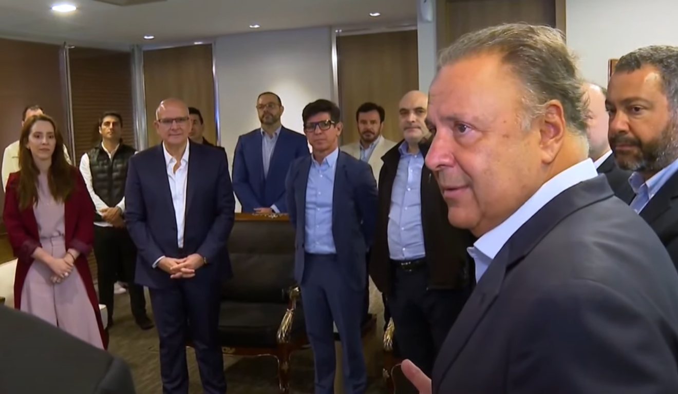 Leonardo Petrelli e empresários paraguaios