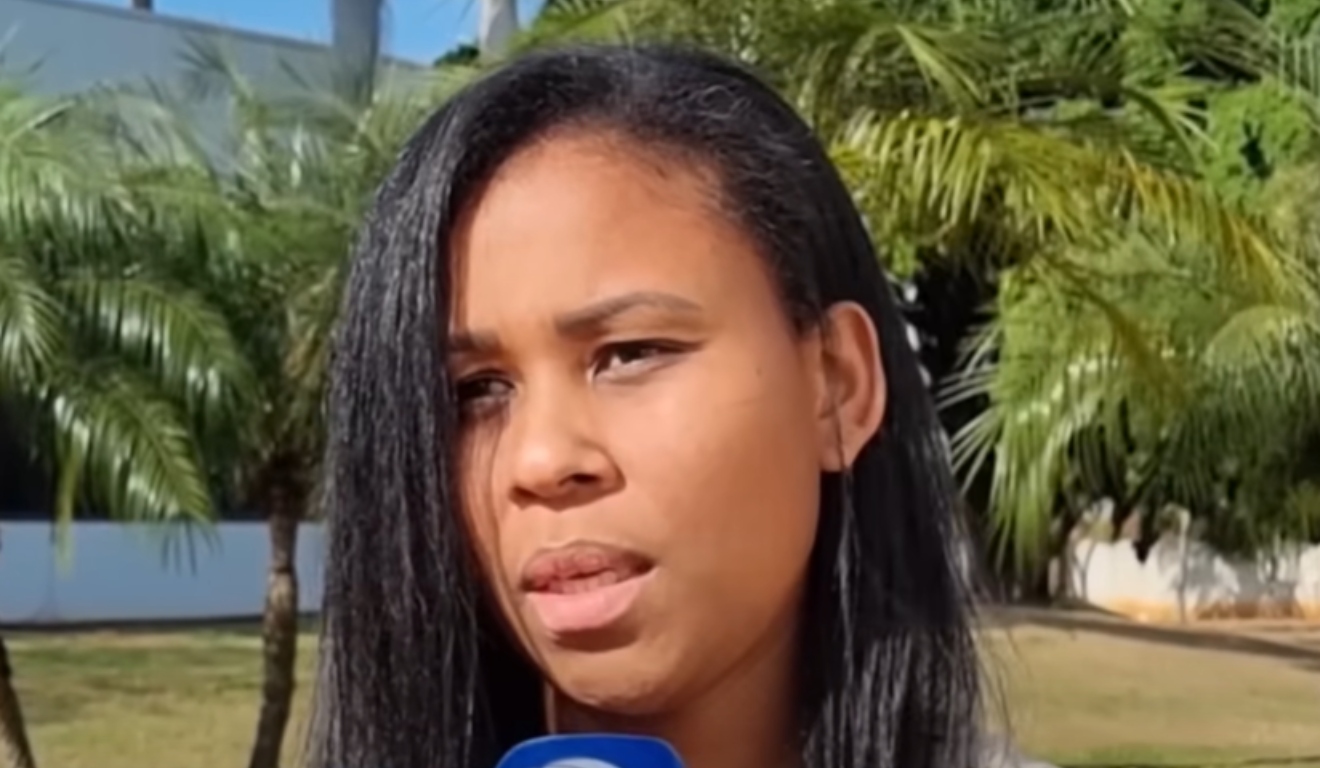 Denise Cristina, esposa de um dos cobradores que estavam desaparecidos em Icaraíma