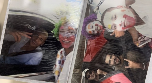 Falsos palhaços foram presos no centro de Curitiba