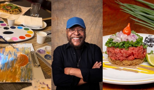 Colagem com programação.