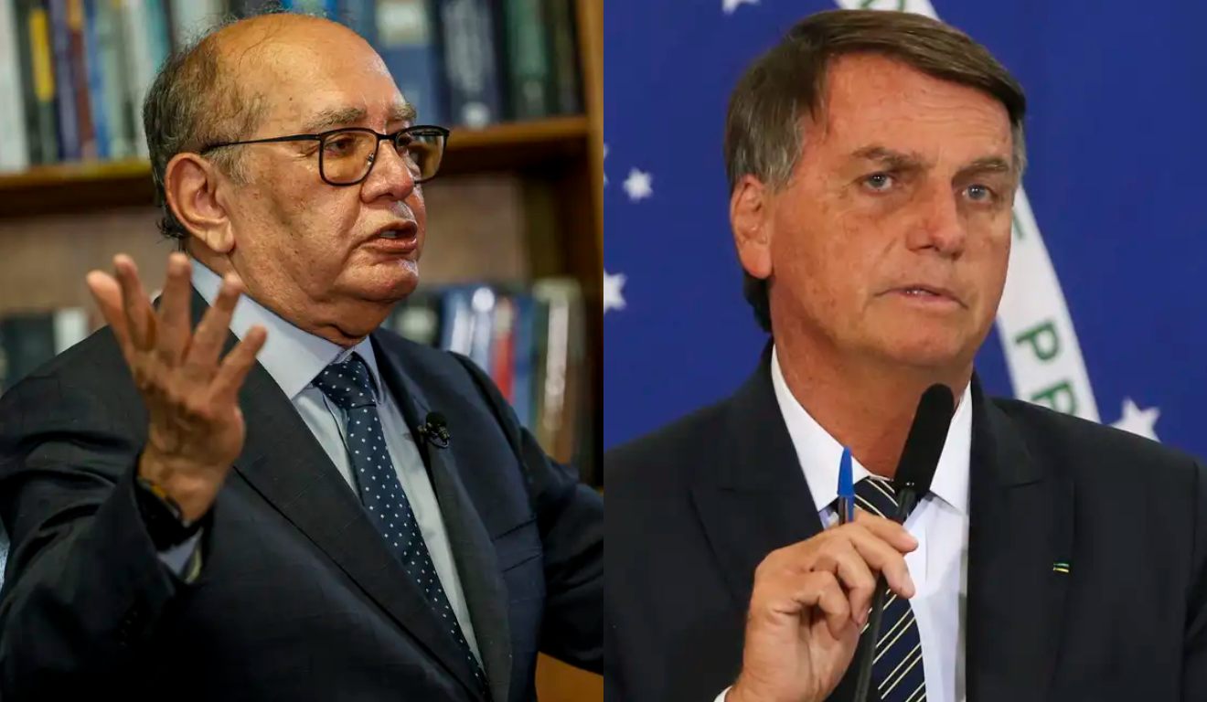 GIlmar Mendes e Bolsonaro