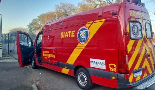 local onde o homem baleado foi atendido