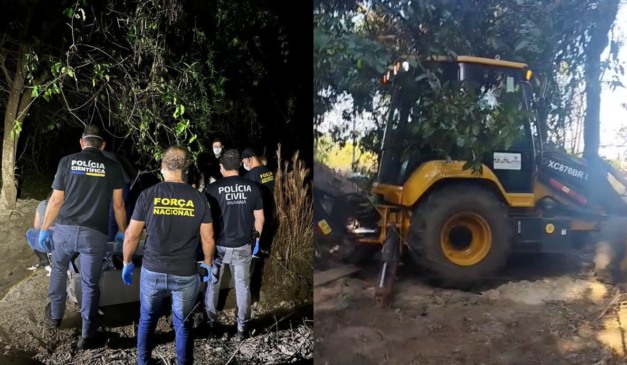 local onde os corpos foram encontrados em Icaraíma