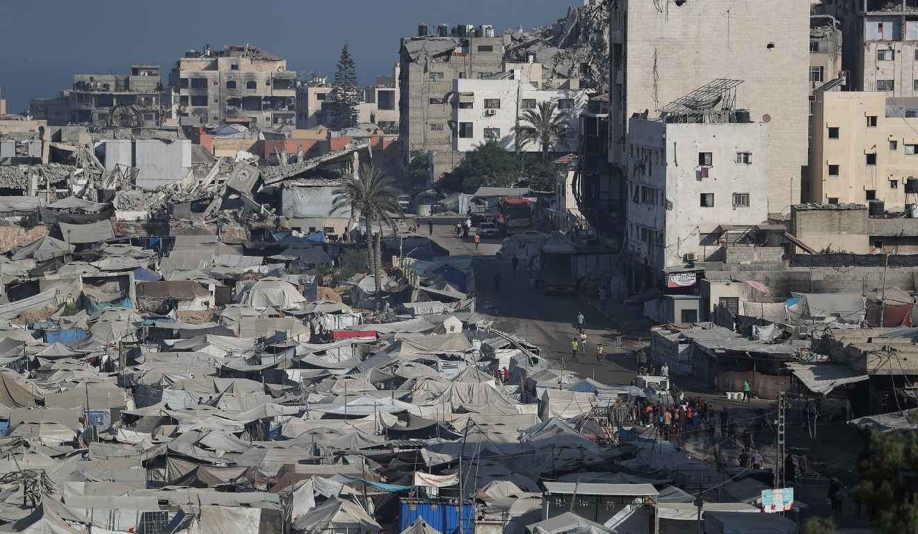 cidade de Gaza após ataque de Israel