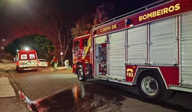 local onde o jovem bêbado caiu no córrego