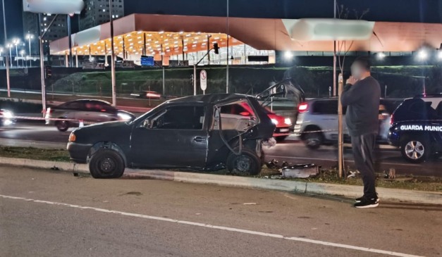 local onde aconteceu o acidente que o jovem foi ejetado