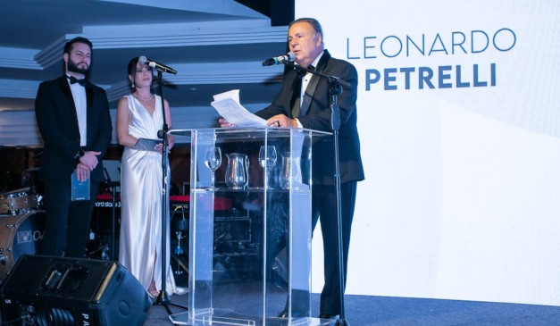 Presidente do Grupo Ric, Leonardo Petrelli falou sobre reconhecimento a toda a cadeia produtiva do setor da saúde (Foto: Ronaldo Oliveira/Grupo Ric)