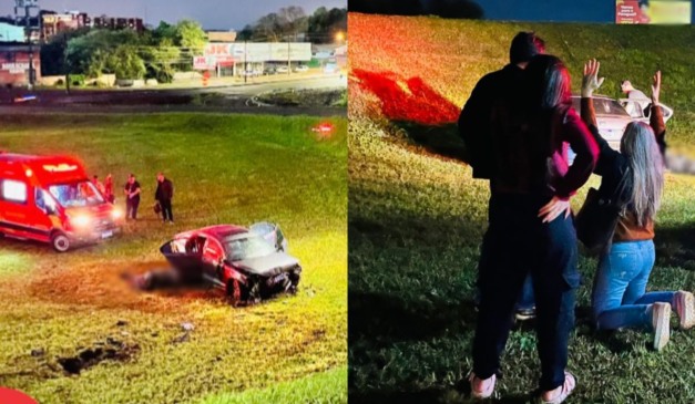 acidente foz do iguaçu avenida jk