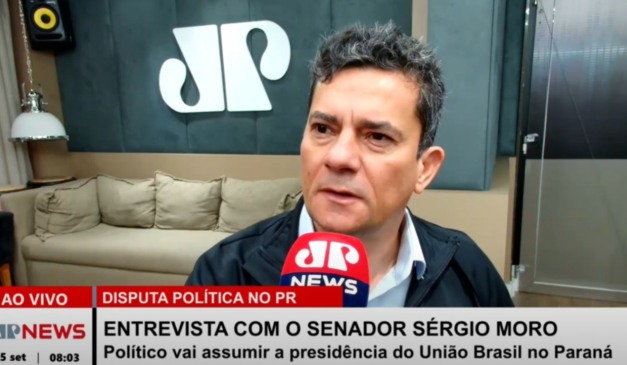 "Eu sou o presidente do União Brasil” diz Moro em meio a  racha no partido