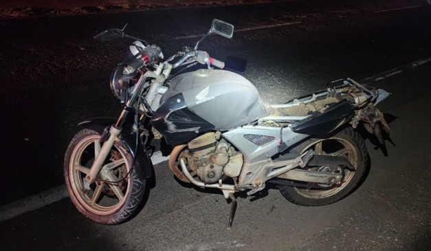 veículo do motociclista que morreu ao ser atropelado na BR-369