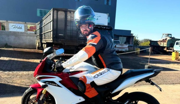 Motociclista Thiago Augusto vítima de acidente na PR-445