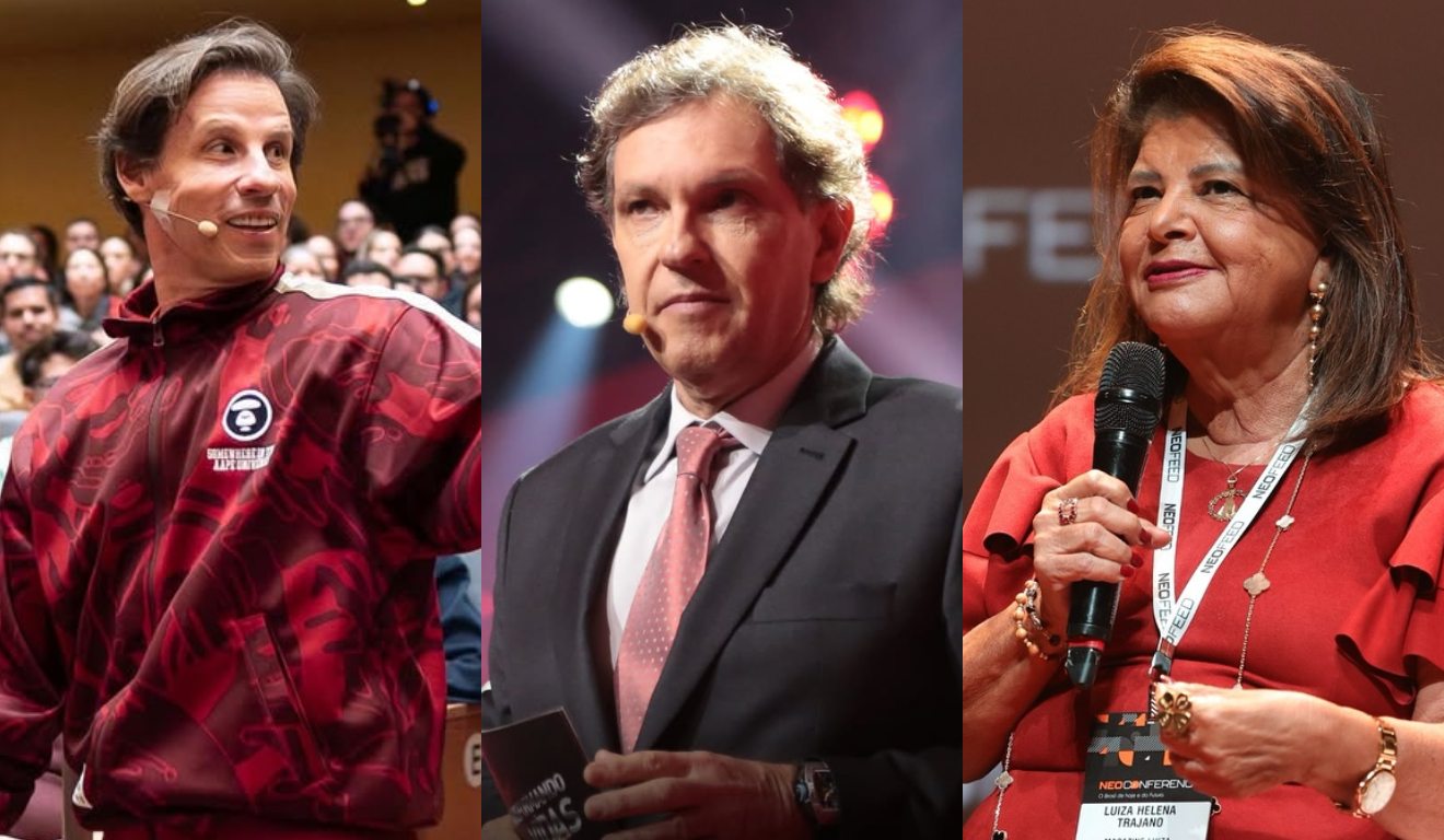 Caito Maia, João Appolinario e Luiza Helena Trajano)