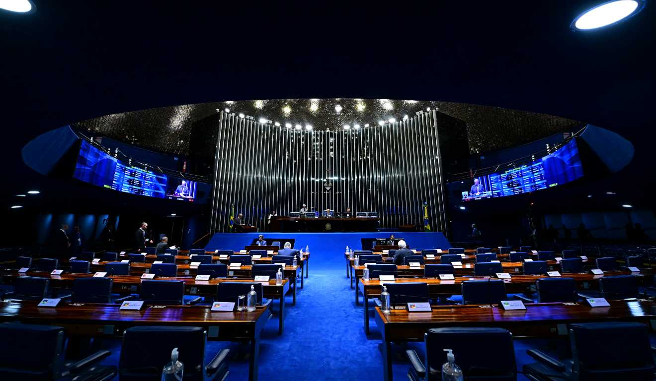 Plenário do Senado Federal, em Brasília