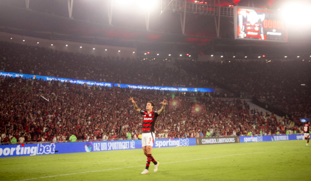 Pedro fez um dos gols da partida de ida. (Foto: Adriano Fontes/Flamengo)