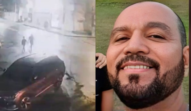 policial que foi baleado saindo da igreja