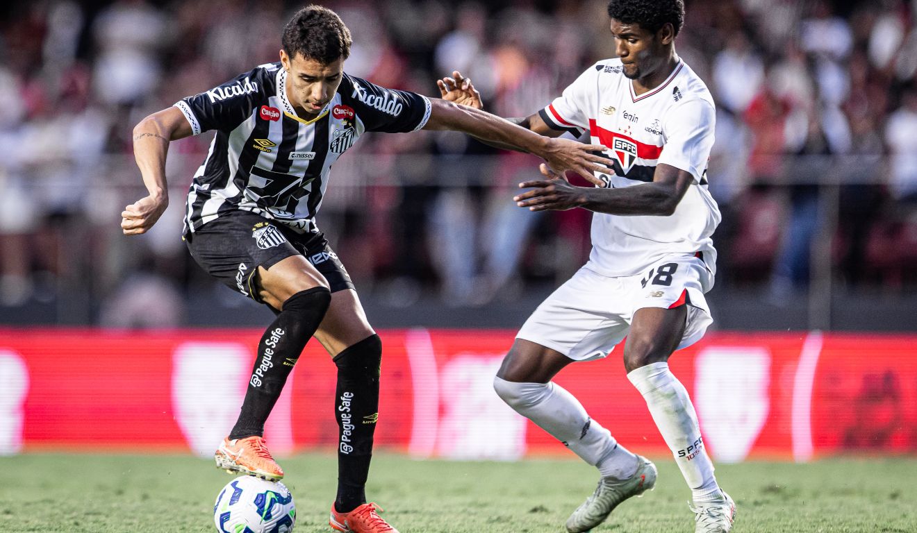 No primeiro turno o São Paulo venceu o Santos por 2x1. (Foto: Raul Baretta/ Santos)