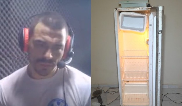 Suspeito em depoimento e local onde mãe e filho foram mortos