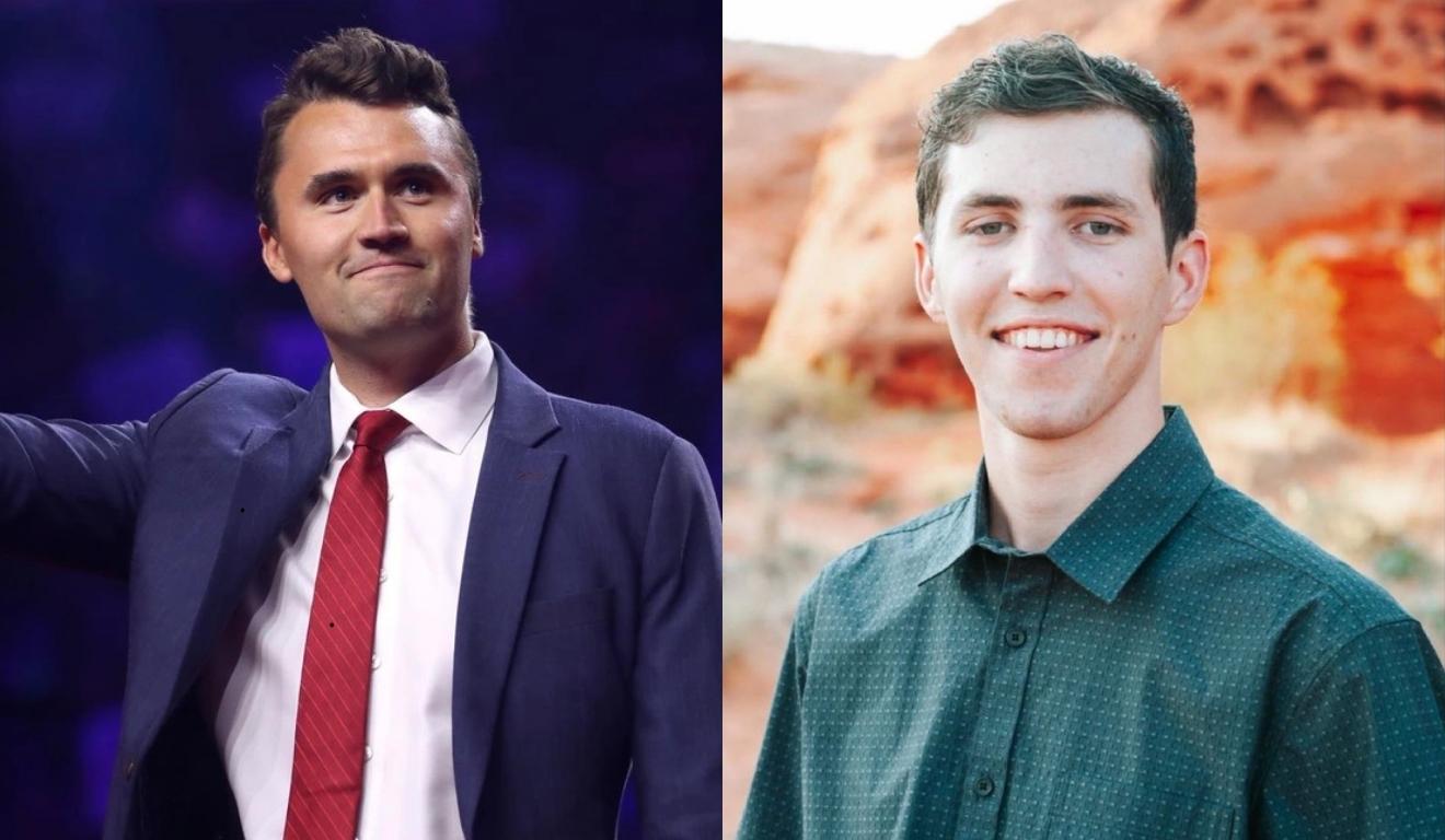 Charlie Kirk e Tyler Robinson