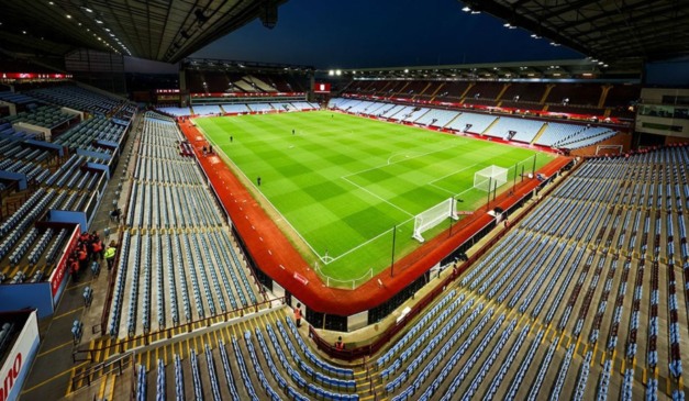 Villa Park Stadium, local da partida entre Inglaterra x Andorra (Foto: Divulgação/Aston Villa)