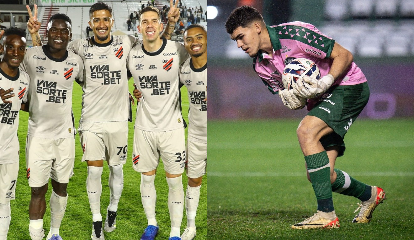 Atacantes do Athletico e Pedro Morisco, do Coritiba