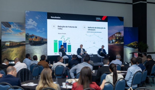 Especialistas debatem o uso da tecnologia e da inteligência artificial nas ferrovias durante evento em Curitiba