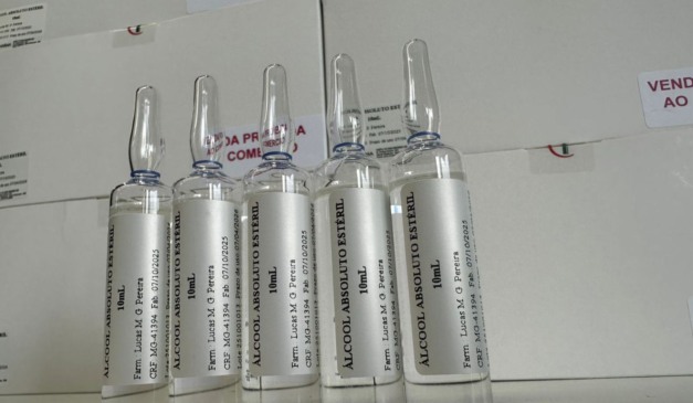 Ampolas de antídoto contra intoxicação por metanol; Paraná recebeu novas doses