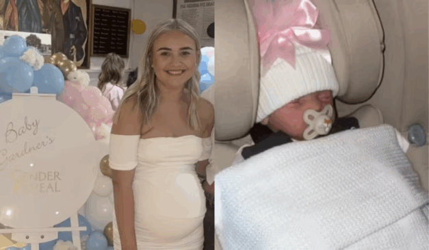 Imagem de Kira e da boneca.