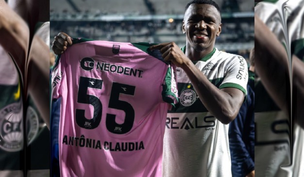 Jacy homenageou a mãe antes de jogo do Coritiba