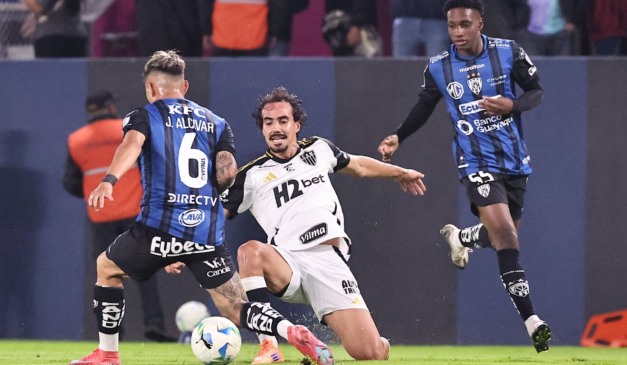 Lance de de Independiente del Valle x Atlético-MG, pela Copa Sul-Americana