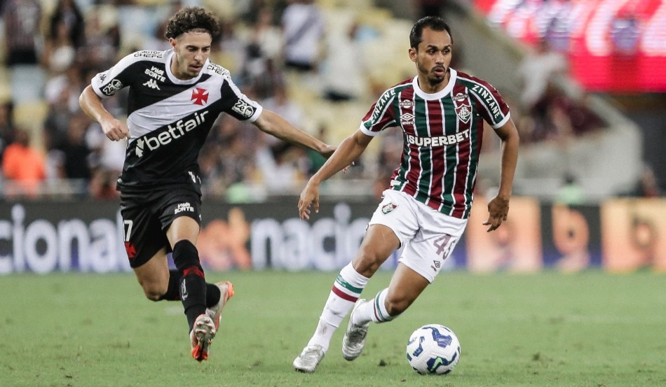 Lance de Fluminense x Vasco, pelo Brasileirão 2025
