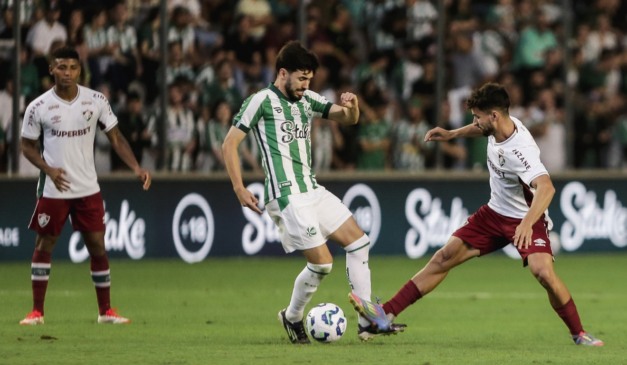 Lance de Juventude x Fluminense, pelo Brasileirão