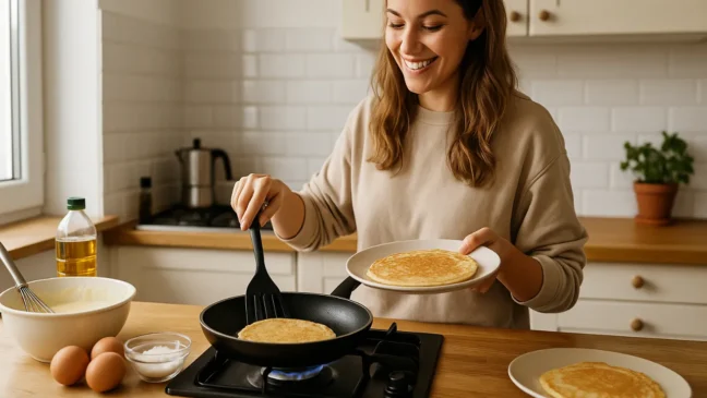 Massa de panqueca que não rasga usa segredo da confeitaria francesa