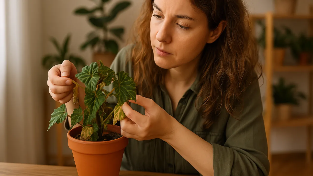 Não deixe sua begônia murchar saiba o que fazer antes que ela perca as folhas