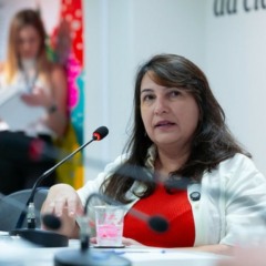 Professora Angela, vereadora que enfrenta processo de cassação na Câmara de Curitiba após "cartilha pró-drogas"