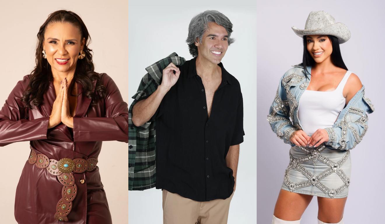 Yoná, Fernando e Rayane.