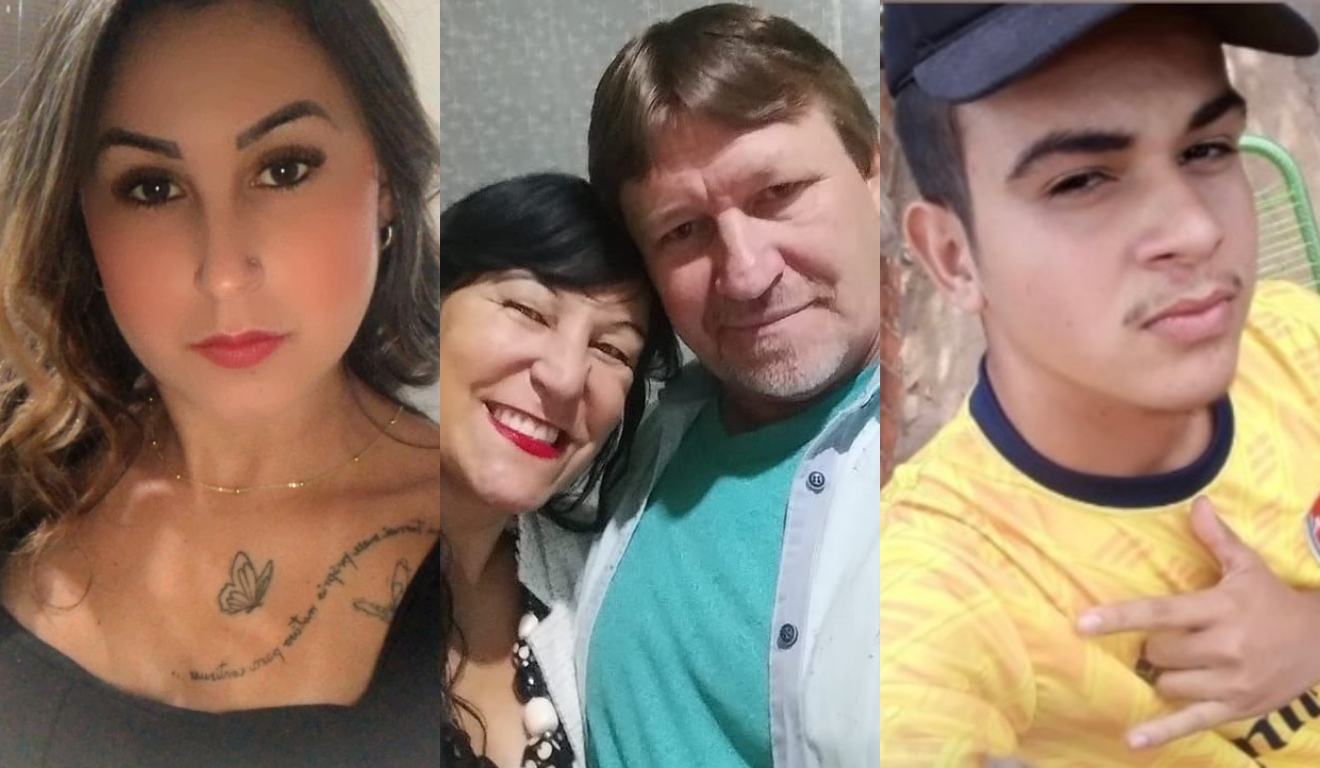 Luana Siqueira, Geneci da Silva, Gerson Luís Schafer e Eliel de Oliveira da Rosa, são as vítimas do acidente na RS-342
