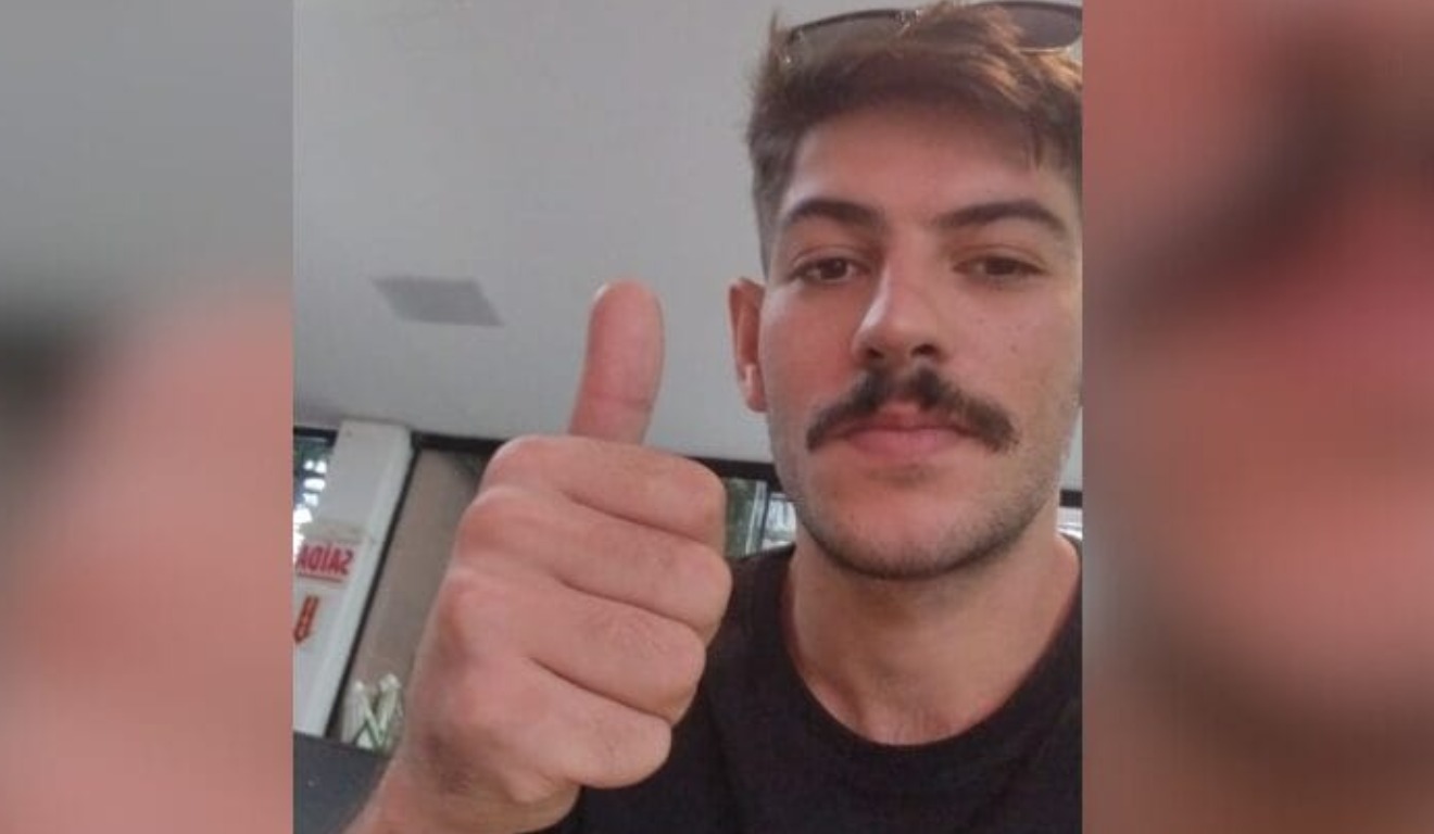 Foto de ANdré Sagaz, que estava desaparecido em Florianópolis