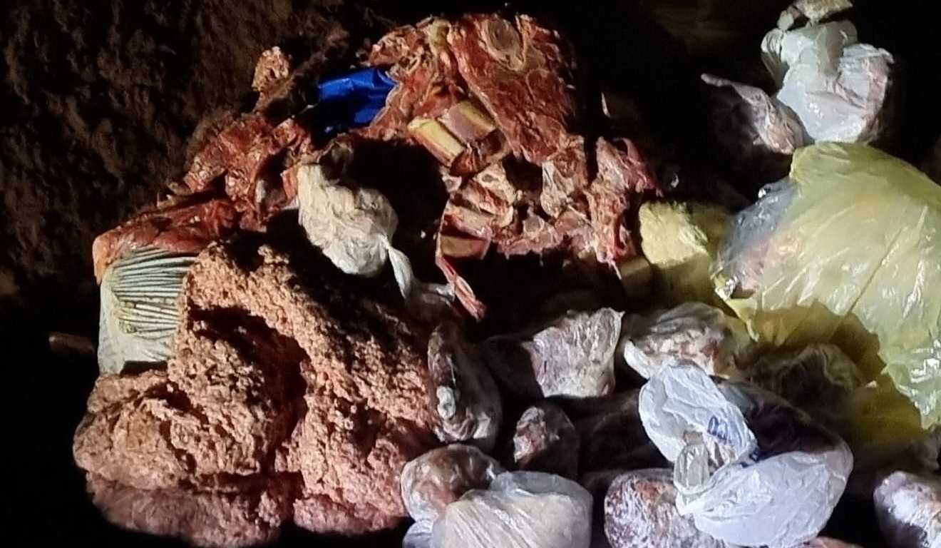 Carne apreendida em Marilândia do Sul