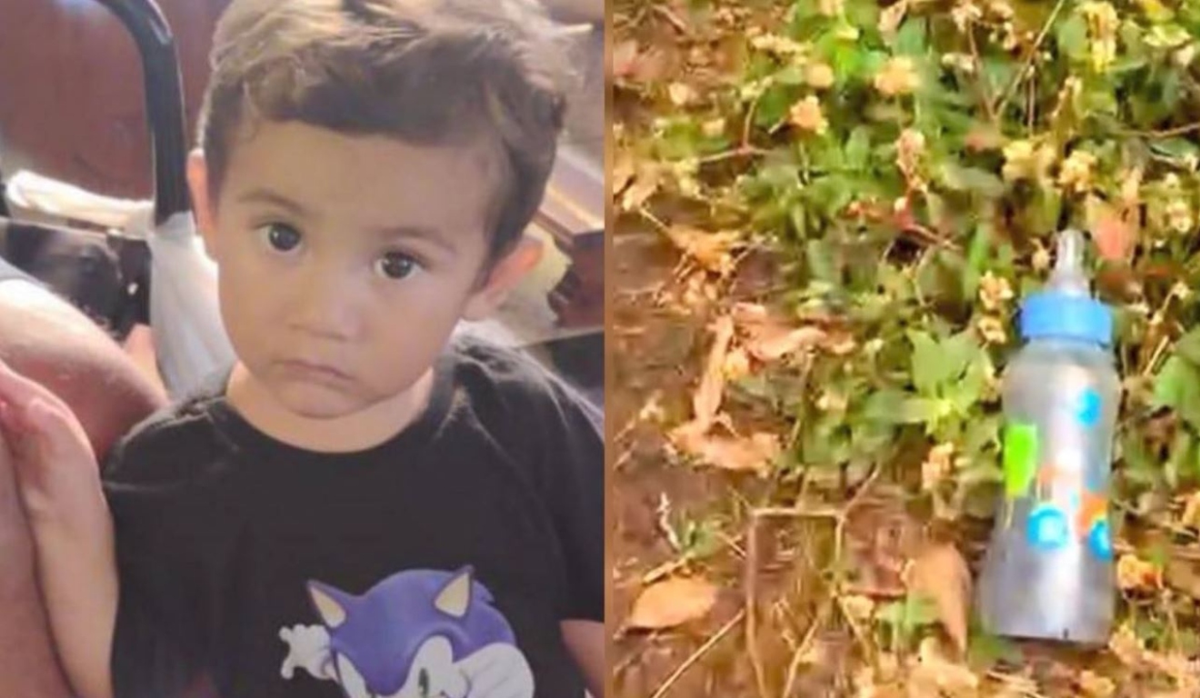 Mamadeira foi encontrada às marges do rio, onde criança estava desaparecida