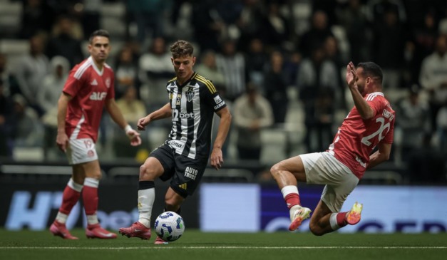 No primeiro turno o Atlético-MG venceu o Internacional por 2x0. (Foto: Pedro Souza/Atlético-MG)