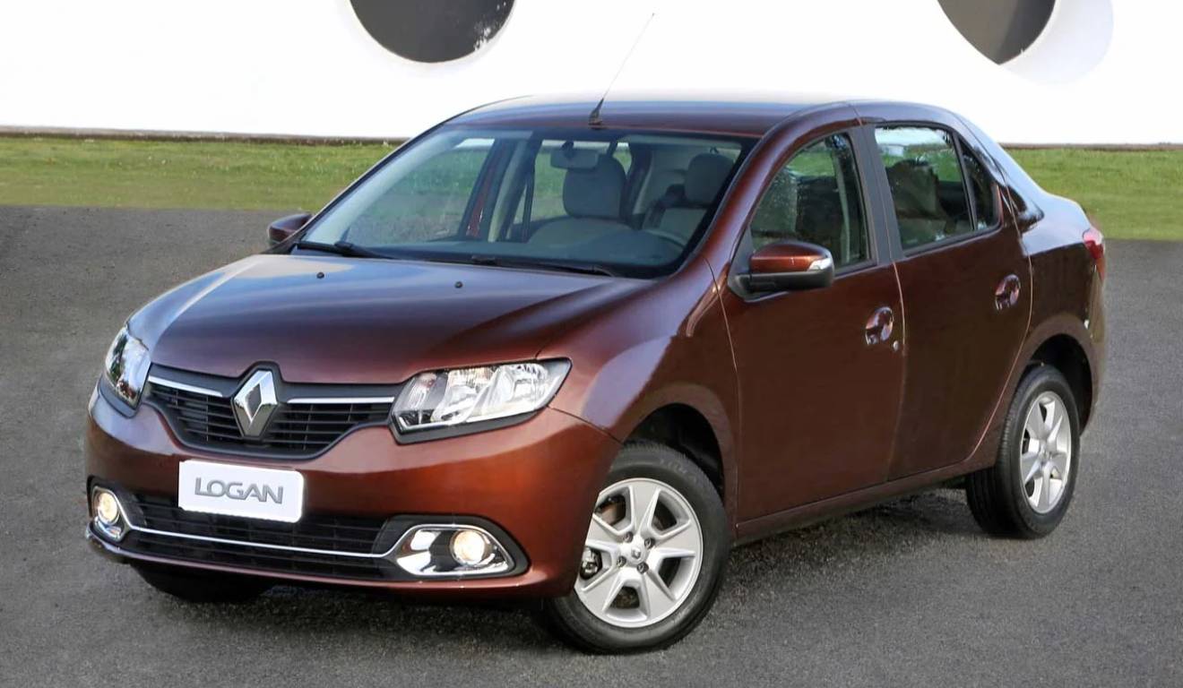 Renault Logan em exposição
