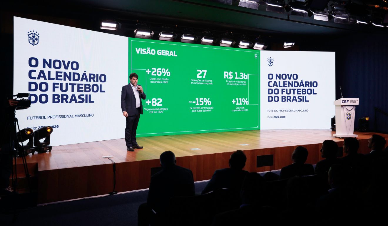 Apresentação do novo calendário do futebol brasleiro. (Foto: Rafael Ribeiro/CBF)