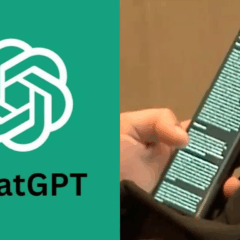 O ChatGPT terá conteúdo adulto a partir de dezembro. Na imagem, vemos a logo do ChatGPT à esquerda e, à direita, a mão de uma pessoa branca mexendo em um celular.