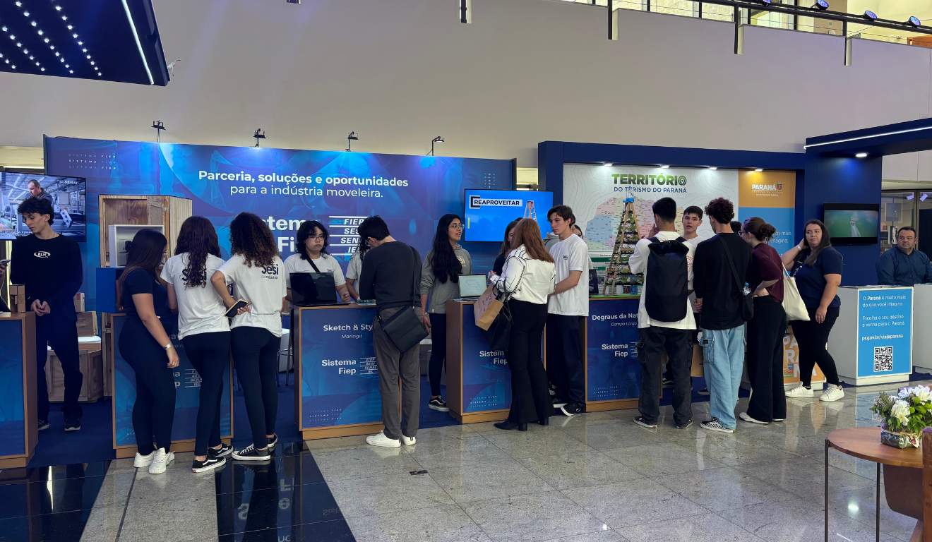 stand da Fiep no Congresso Moveleiro 2025