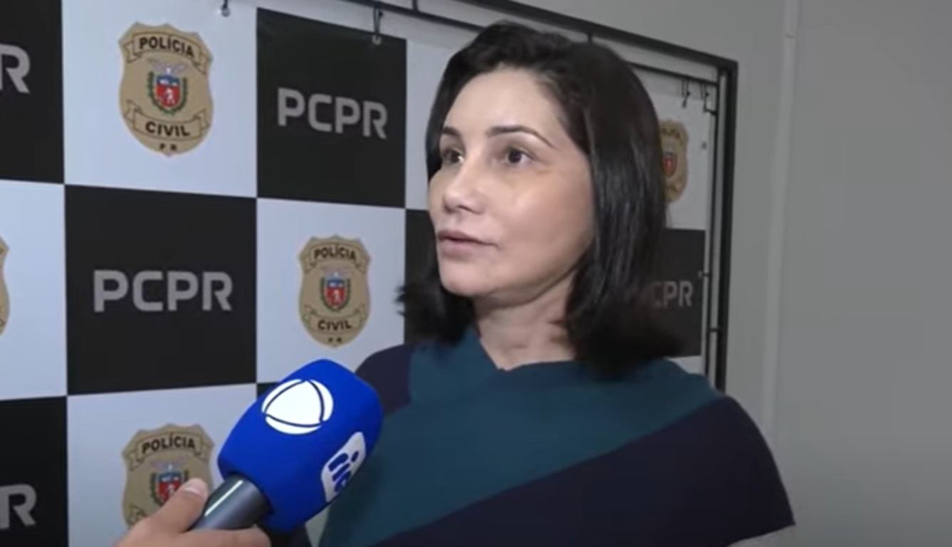 delegada Aline Manzatto da Polícia Civil
